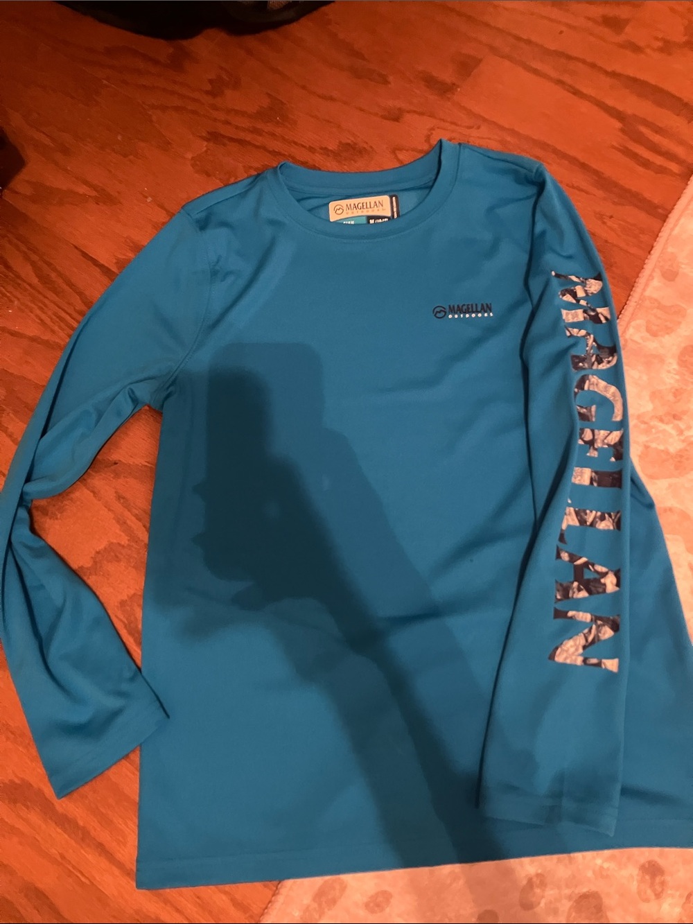 Magellan Outdoors Kids Long Sleeve Tee - Teal Blue